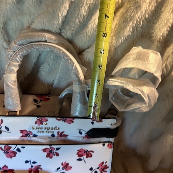 COPY - Rare Kate Spade “Staci Tea Toss” BRAND NEW- satchel/ crossbody floral bag - Picture 6 of 8